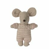 B&eacute;b&eacute; Souris dans son Couffin - Rose