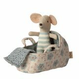 Couffin pour B&eacute;b&eacute; Souris - Bleu