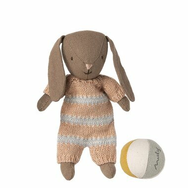 Coffret Bunny Marron (taille Micro) - Combinaison Rose Poudr&eacute;
