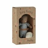 Coffret Lapin Marron (taille Micro) - Combinaison Bleue