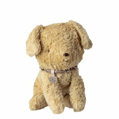 Peluche Petit Chiot - Beige Sable