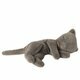 Peluche Chaton Endormi, Small - Gris