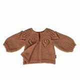 Cardigan Tricot&eacute;e Rose Vintage - Taille 3 (Medium)