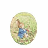 Oeuf de P&acirc;ques Vintage 12 cm - Peter Rabbit and Radish