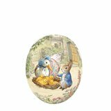 Oeuf de P&acirc;ques Vintage 9 cm - Peter Rabbit and Jemina