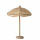 Parasol de Plage pour Souris - Rayures Corail