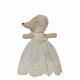 B&eacute;b&eacute; Souris en Robe de Bapt&ecirc;me - Menthe