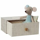 Souris Petite Soeur Ballerine dans son Lit Tiroir 