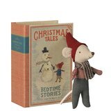 Souris de No&euml;l - B&eacute;b&eacute; dans son Coffret Livre