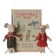 Souris de No&euml;l Jumeaux - Petit Fr&egrave;re et Petite Soeur dans leur Coffret Livre