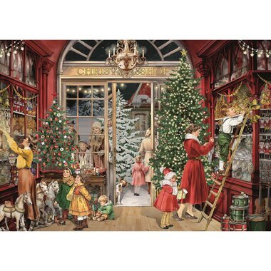 Calendrier de l'Avent Format A4 - Boutique de No&euml;l