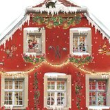 Calendrier de l'Avent Format A3 - No&euml;l &agrave; la Maison Rouge