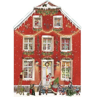 Calendrier de l'Avent Format A3 - No&euml;l &agrave; la Maison Rouge