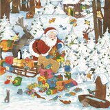 Calendrier de l'Avent Grand Format - Le P&egrave;re-No&euml;l dans la For&ecirc;t