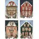 Mini Calendrier de l'Avent - Maison de No&euml;l (Rouge)